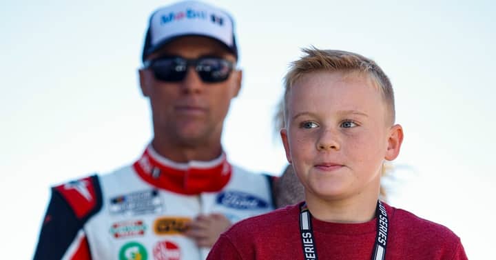 Kevin Harvick Drops 7-Word Claim on Son Keelan Following High Stakes Late Model Showdown Finish