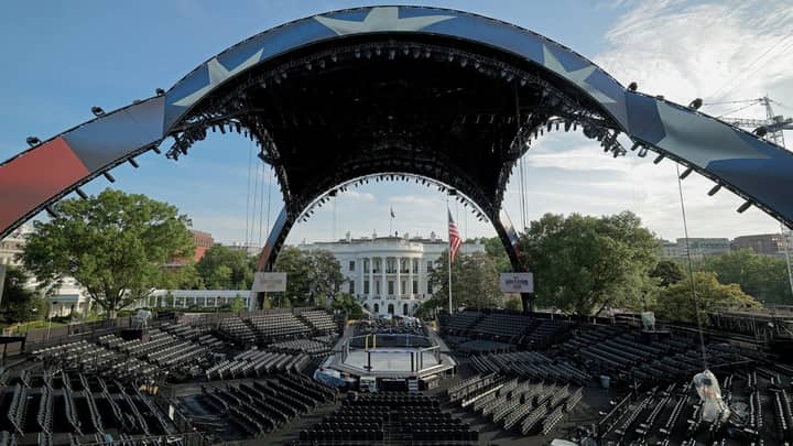Trump’s UFC cage was built to frame the White House