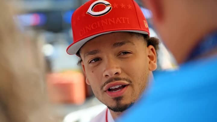 Slow-mo Chase Burns video shows how hard it is to hit vs. Reds phenom