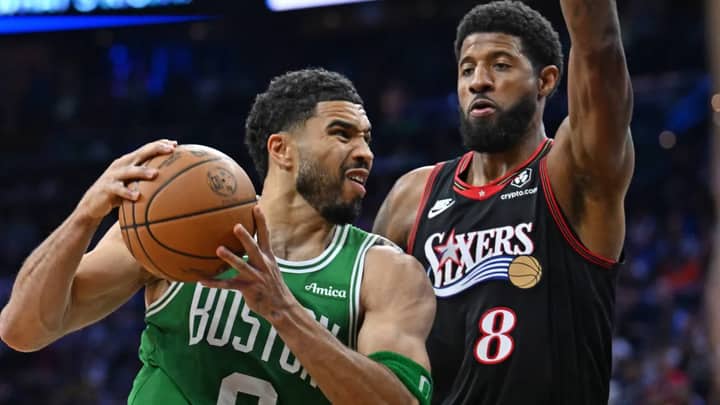 Celtics projected lineup with Paul George: How former 76er fits in with Jayson Tatum, others in wake of Jaylen Brown trade