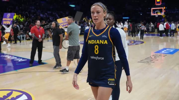 Sophie Cunningham’s arrival outfit before Fever-Sparks game quickly went viral