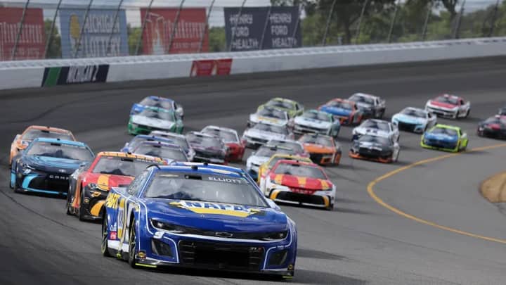 What channel is NASCAR on today? TV schedule, start time, live stream for 2026 Michigan race