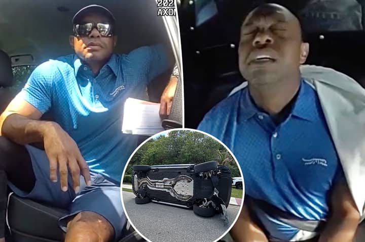 Tiger Woods’ plane touches down in Switzerland after golfer vowed to ‘seek treatment’