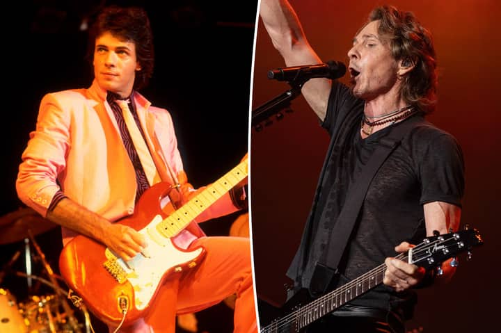 Iconic ’80s rocker shows off ripped body at 76 while performing shirtless