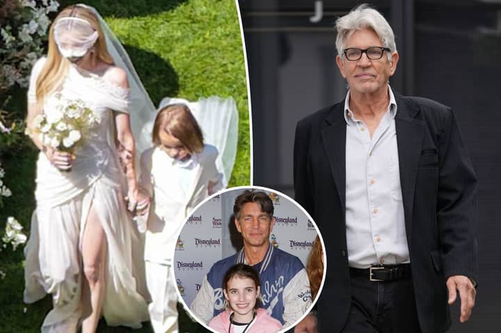 Emma Roberts’ son, 5, walked her down the aisle after dad Eric missed her wedding