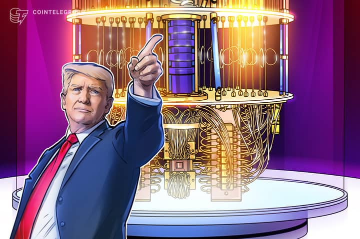 Trump signs orders for quantum computer, cryptography upgrades