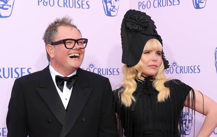 Alan Carr and Paloma Faith make up at BAFTAs following ‘Celebrity Traitors’ ‘murder’
