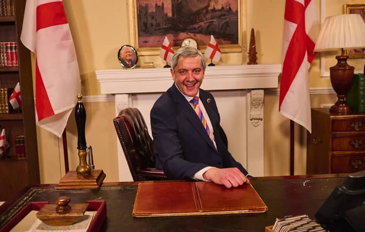 Watch Peter Serafinowicz play ‘2046 Prime Minister’ Nigel Farage on ‘SNL UK’