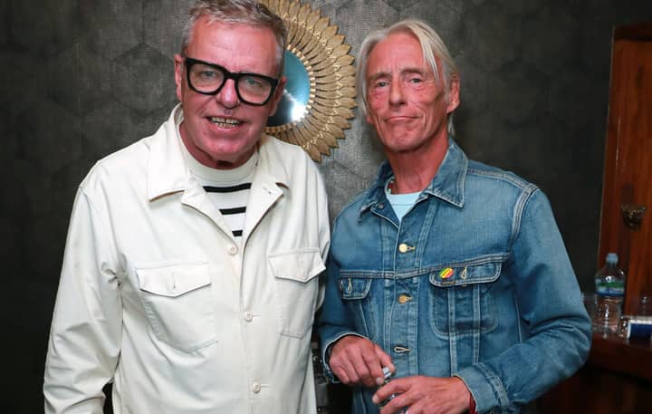 Paul Weller, Madness’ Suggs, Dexys’ Kevin Rowland, Sex Pistols’ Glen Matlock and Roxy Music’s Andy McKay form supergroup at London Artists For Gaza fundraiser
