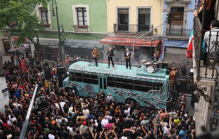 Watch U2 film video for upcoming single ‘Street Of Dreams’ on bus in Mexico City
