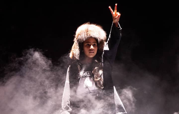 Watch North West’s first solo music festival performance