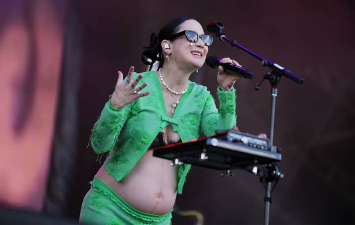 Japanese Breakfast debuts baby bump at Governor’s Ball 2026 set: “Jpreggie!”