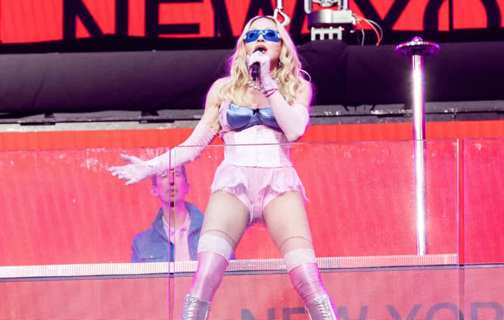 Watch Madonna turn New York’s Times Square into a dance floor with surprise show