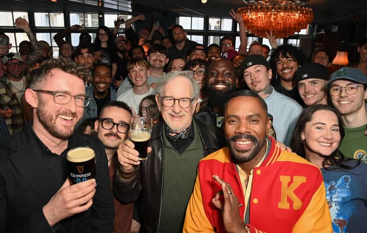 Watch Steven Spielberg make surprise appearance at London pub quiz